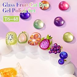 Double Rhythm Fruit Cat Eye Gel Nail Polish Set of