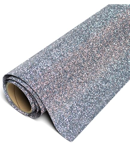 Poli-Flex Pearl Glitter Heat Transfer Vinyl (HTV) - 12x36 Inch, Multicolor Glitter Iron-On For DIY Shirts & Crafts - View #10