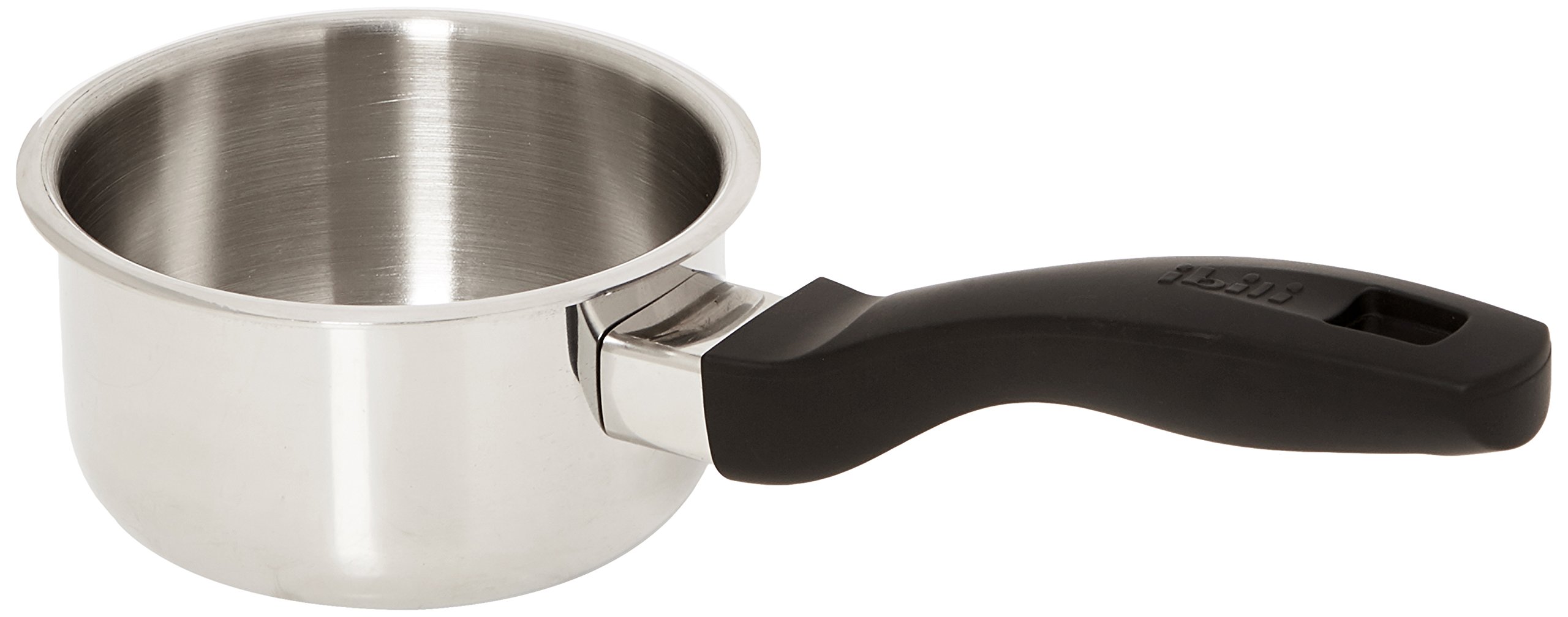 Ibili Saucepan Induktion 10 cm, Stainless Steel, Metallic, 12 x 26 x 6 cm