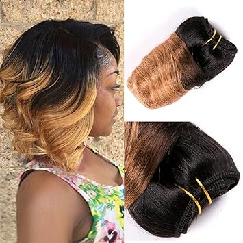 Amazon Com Barroko Ombre Peruvian Virgin Hair Loose Wave Balck To