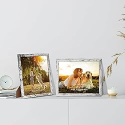 HORLIMER 8x10 Picture Frame Set of 15, Distressed