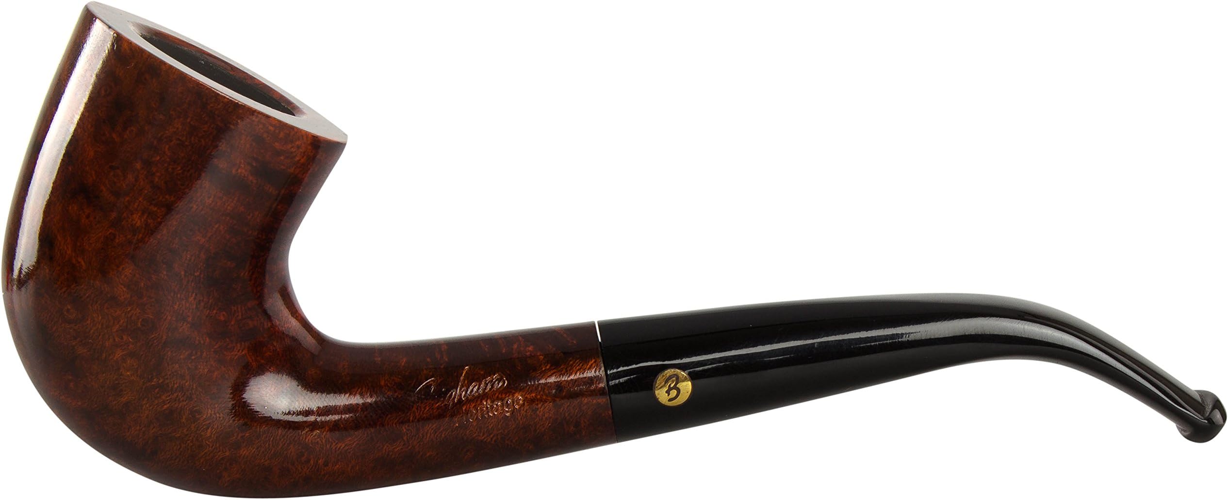 Brigham Heritage 47 Tobacco Pipe - Bent Dublin Smooth