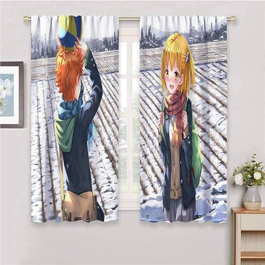 DILITECK Cortinas decorativas de anime para niños de Swordsouls, pelo