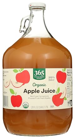Whole Foods market 365 Organic Apple Juice 128floz (099482404826)