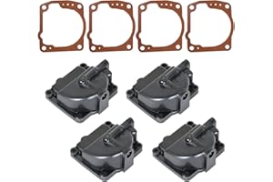 GXYWADY 4 Pack Carburetor Float Chamber Carb Bowl with Gasket Replacement for Johnson Evinrude 90 100 105 115 135 150 175HP 3