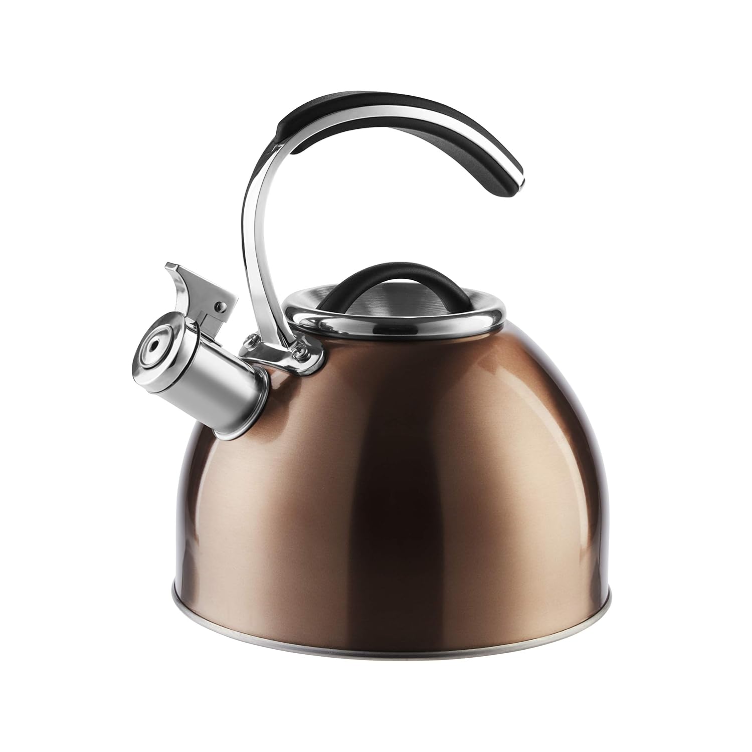 Morphy Richards 3L Stove Top Whistling Kettle Stainless Steel Copper
