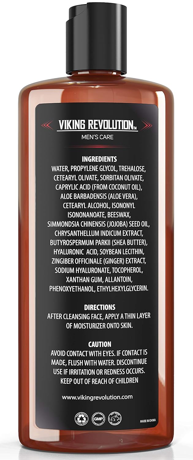 Mens Face Cream - Natural Face Moisturizer Cream for Men Skincare for Anti Wrinkle & Anti Aging Facial Cream for Men, Mens Face Care: Beauty