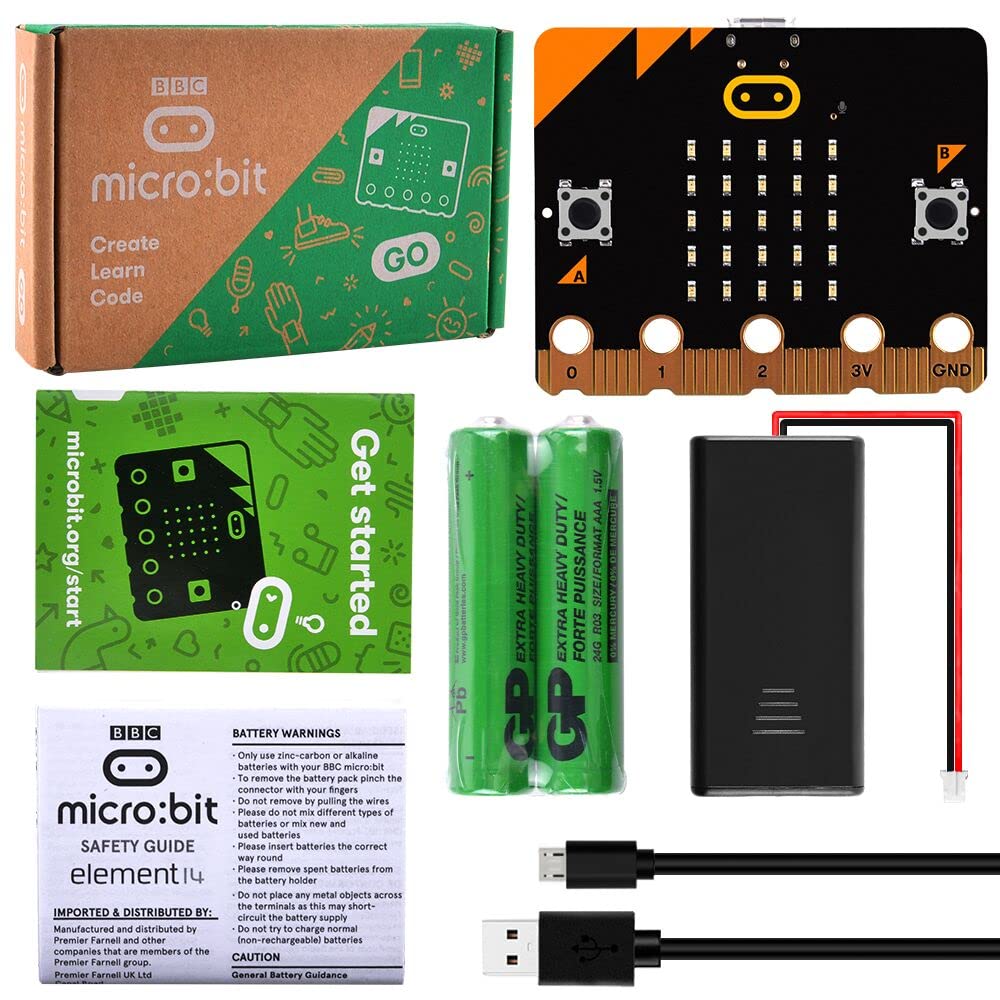 Mua GeeekPi MicroBit V2 Go BBC Micro:bit V2.21（マイクロビット）Microbitスターターキット  電子部品 キット 電子プログラミング セット (MicroBit Go V2キット) trên Amazon Nhật chính hãng 2025  | Fado