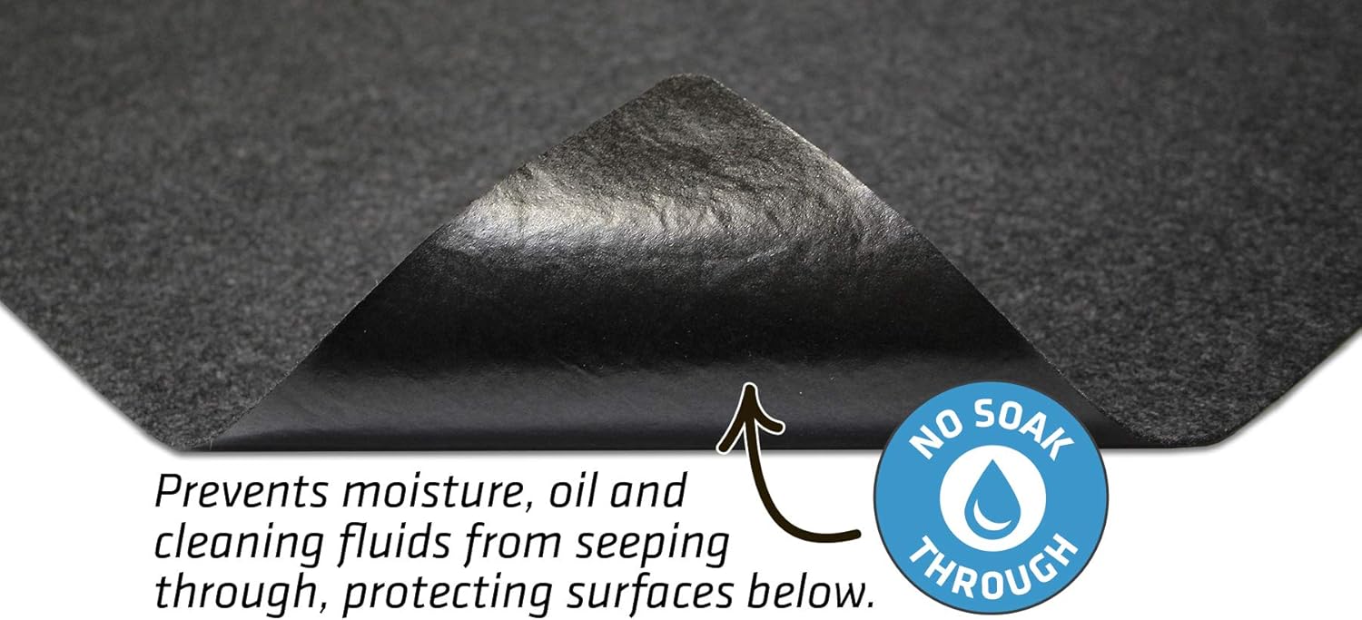 Drymate Gun Cleaning Pad (16 Inches x 59 Inches), Premium Gun Cleaning Mat - Absorbent/Waterproof - Protects Surfaces, Contains Liquids - America's #1 Selling Gun Pad - Made in The USA (Charcoal) : Sports & Outdoors