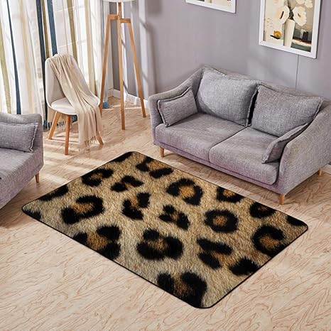 Amazon Com Phil Home Carpet Imitation Animal Fur Leopard