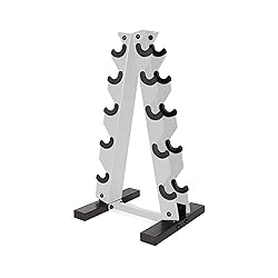 CAP Barbell A-Frame Dumbbell Weight Rack, White