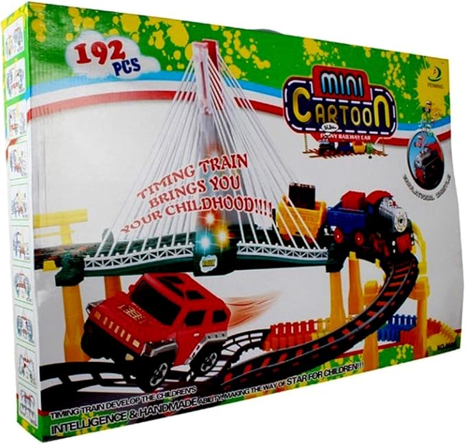 Amazon Com Redpuppy 192pc Train Play Set Jisma Trade Toy Sanitizer 30ml Toys Games