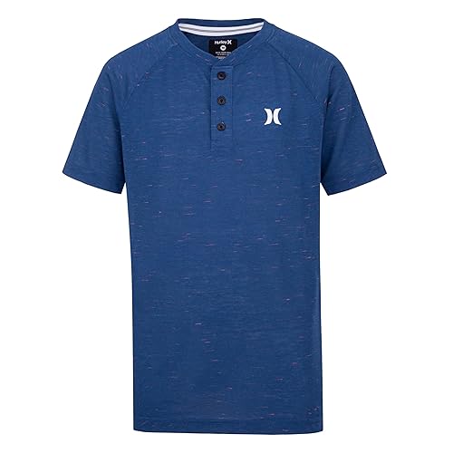 Hurley Boys' Soft Basic Cloud Slub T-Shirt, Valerian Blue/Henley