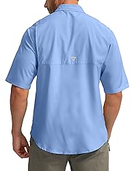 Men's Fishing Shirts with Zipper Pockets UPF