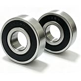 Velodi 6203-2RS Deep Groove Ball Bearings fits 941-0600 | Double rubber seal, effectively dustproof and leak-proof. fits 741-0600 741-0124,941-0124,gx20818,jd8535 12325ma,38-7820
