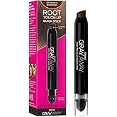 Gray Away Root Touch-Up Quick Stick, Light Brown, 0.1 oz | Root touch-up stick for gray coverage, targets roots, temples and hairline, lasts 24 hours, ammonia and peroxide-free