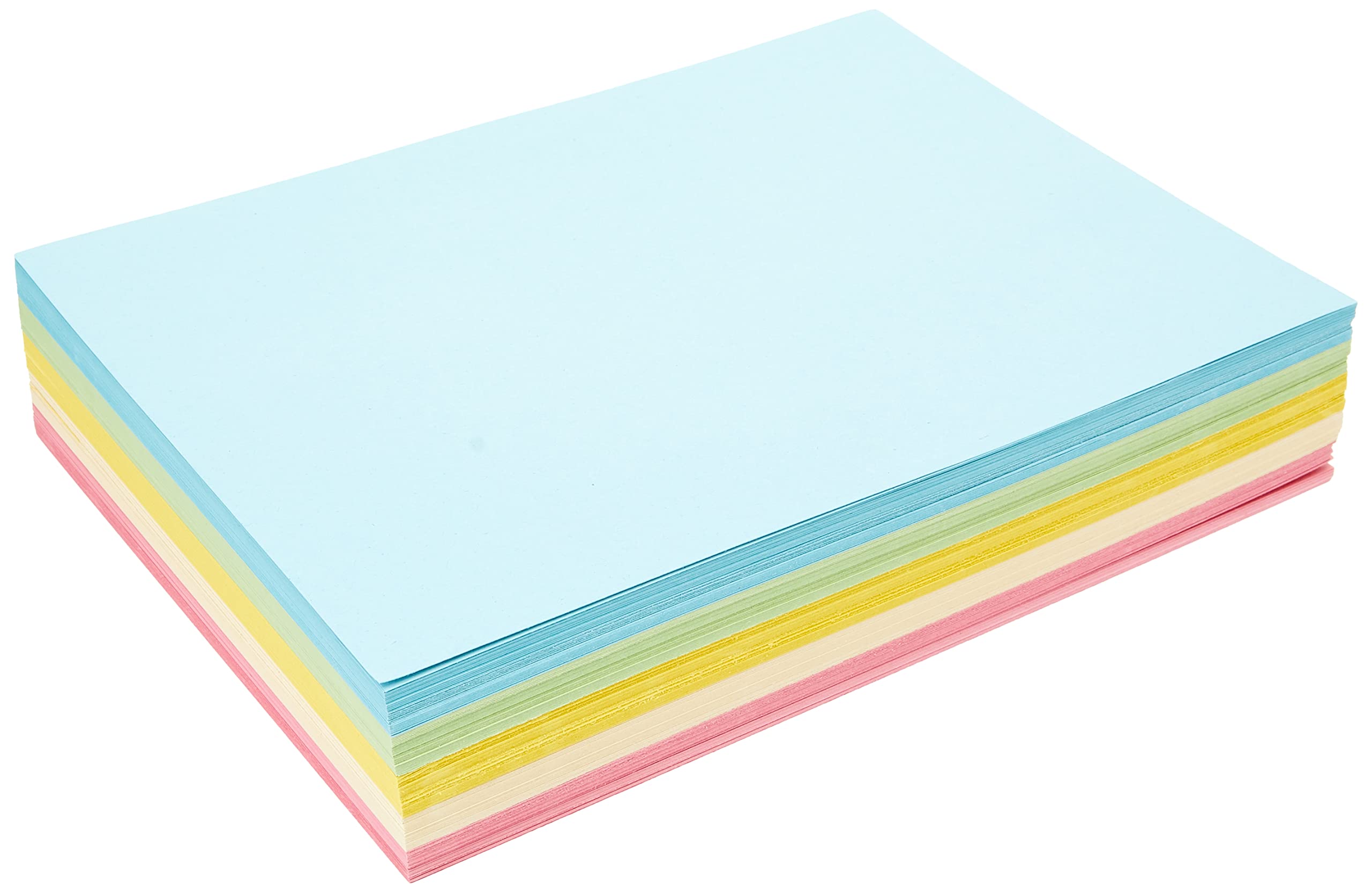 House of Card & Paper A4 160 gsm Card - Assorted Pastel Colours (Pack of 250 Sheets)