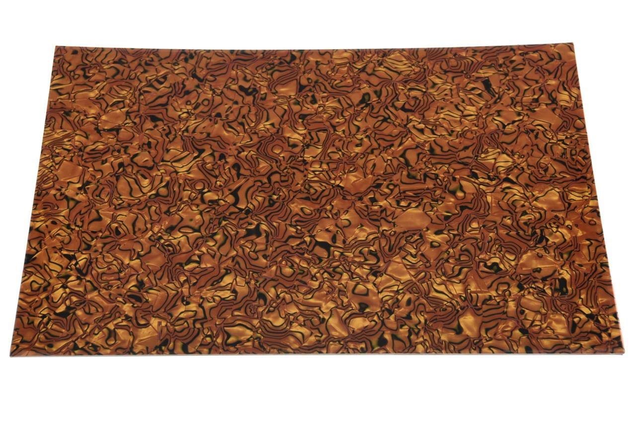 Dopro Blank Guitar Bass Pickguard Material Scratch Plate Material Sheet 290x432mm Tiger Stripe