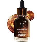 True Botanicals Bronze Well Regenerative Glow Drops | Naturally Bronzing | Moisturize Skin & Add a Slight Glow | All Skin Types | Dermatologist Tested, All Natural, Vegan | 1 fl oz | 30 ml