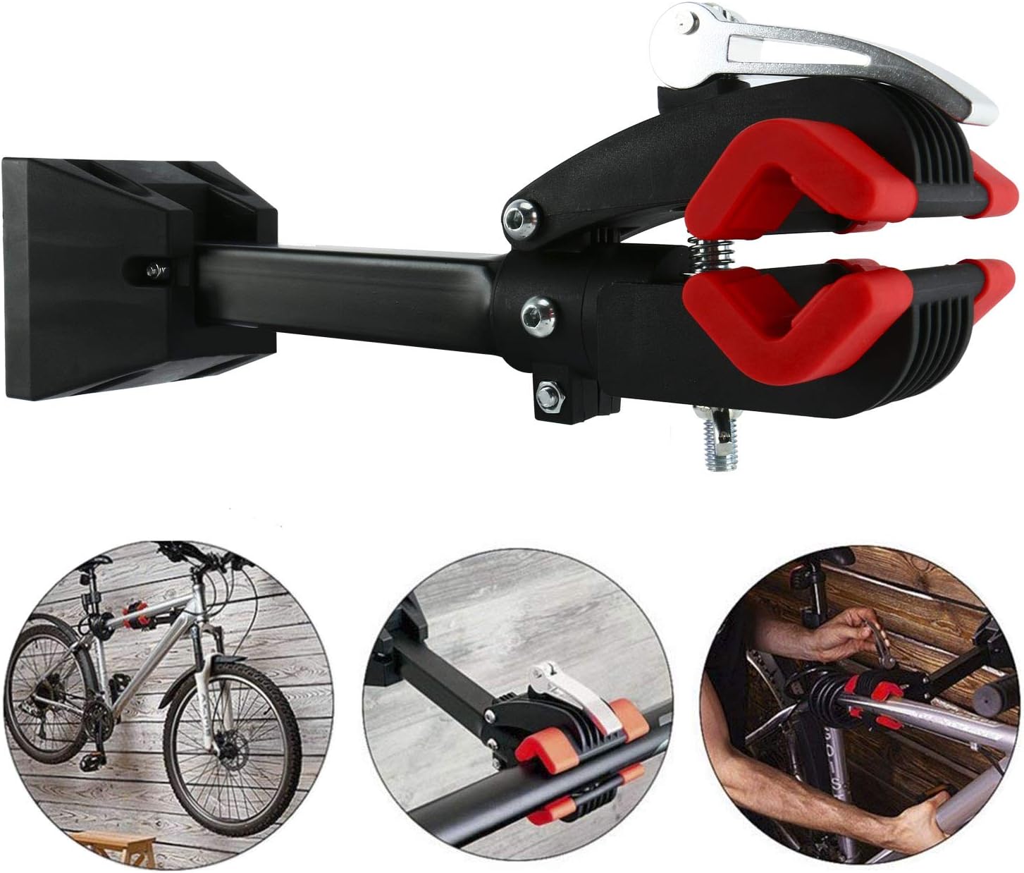 Homend Foldable Heavy Duty Wall Mount Bike Repair Stand Bicycle Maintenance Rack Workstand : Sports & Outdoors