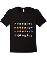 Video Arcade Game Retro Characters T-Shirt Machine Pinball