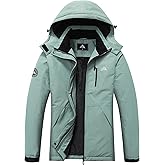 MOERDENG Women's Waterproof Snow Ski Jacket - Warm Winter Coat Insulated for Snowboarding, Softshell for Winter Hiking