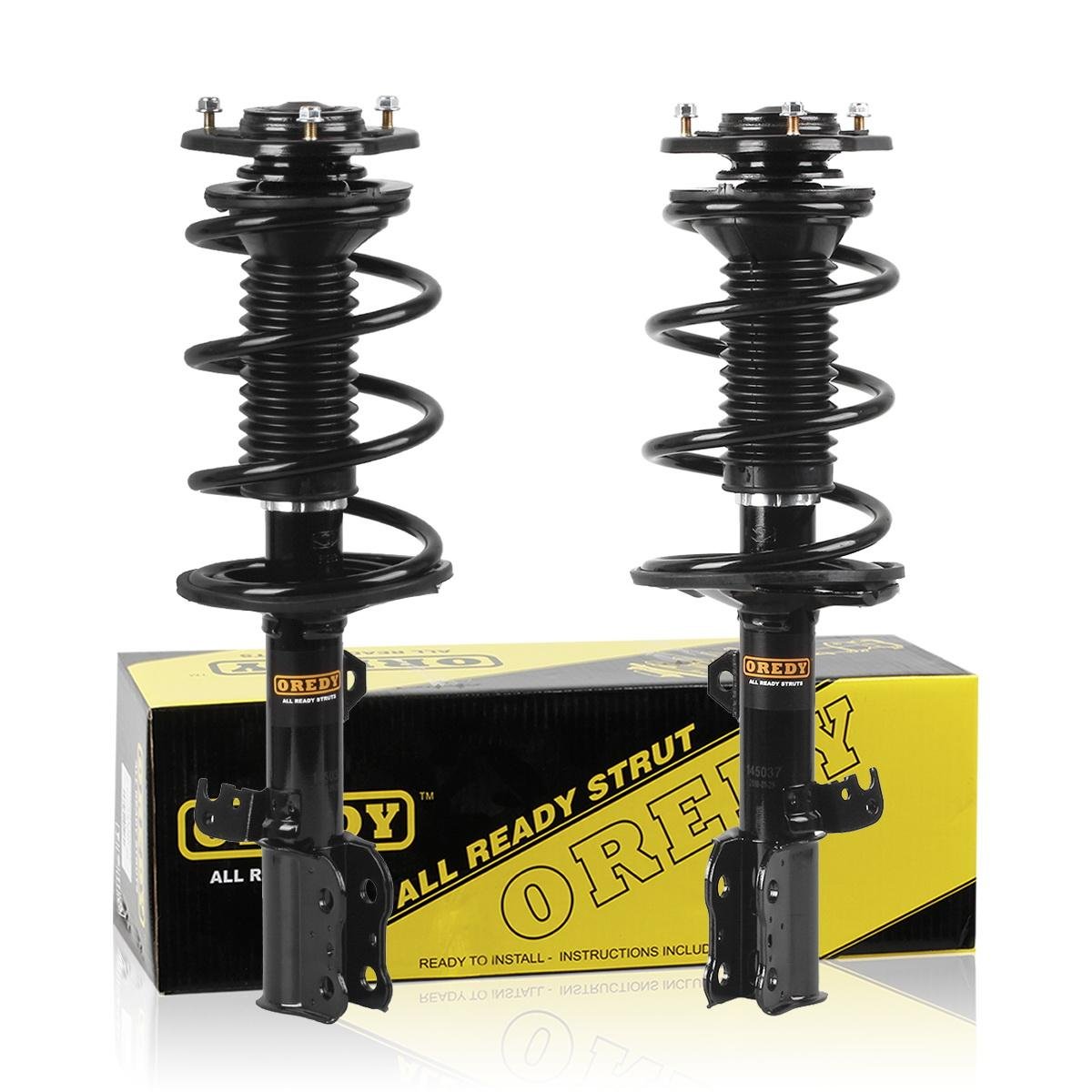 Front Pair Complete Quick Strut Shock Absorber Assembly Kit for 2003 2004 2005 2006 2007 2008 Toyota Corolla