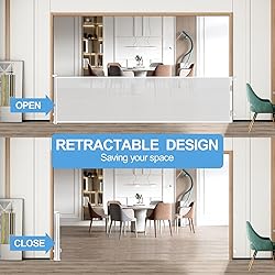 Veraste Retractable Baby Gate,Mesh Baby Extra Wide