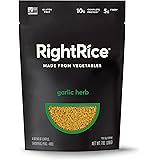 RightRice - Garlic Herb (7oz. Pack of 1) - Made from Vegetables - High Protein, Vegan, non GMO, Gluten Free
