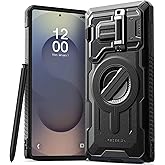 VRS DESIGN Terra Guard Ultimate for Galaxy S25 Ultra Case (2025), Premium Protective Case with Full Camera Lens Protection & Magnetic Wireless Charging and Accessory Compatibility (Matte Black)