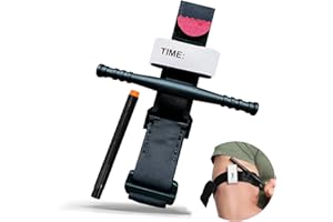 MIEDECDEL Tourniquet, Fastest Emergency Tourniquets with Reinforced Windlass Rod and Pen, Combat Hemostasis kit Single-Handed Application for Military, Medical, School Training, Outdoor, Hiking (1, Black)