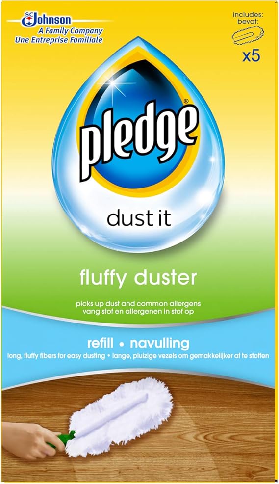 Pledge Duster Refills Pick Up Dust, Dirt and Lint with a Few