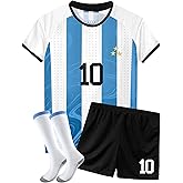 Soccer Jerseys for Kids Boys Girls Youth for Sport Football Training Uniform Soccer Fans Shirt Gift Kit 3 Set