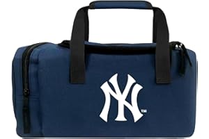 FOCO - MLB Officially Licensed Team Logo Insulated Lunch Box Cooler Duffel Bag with Zippered Side Pocket