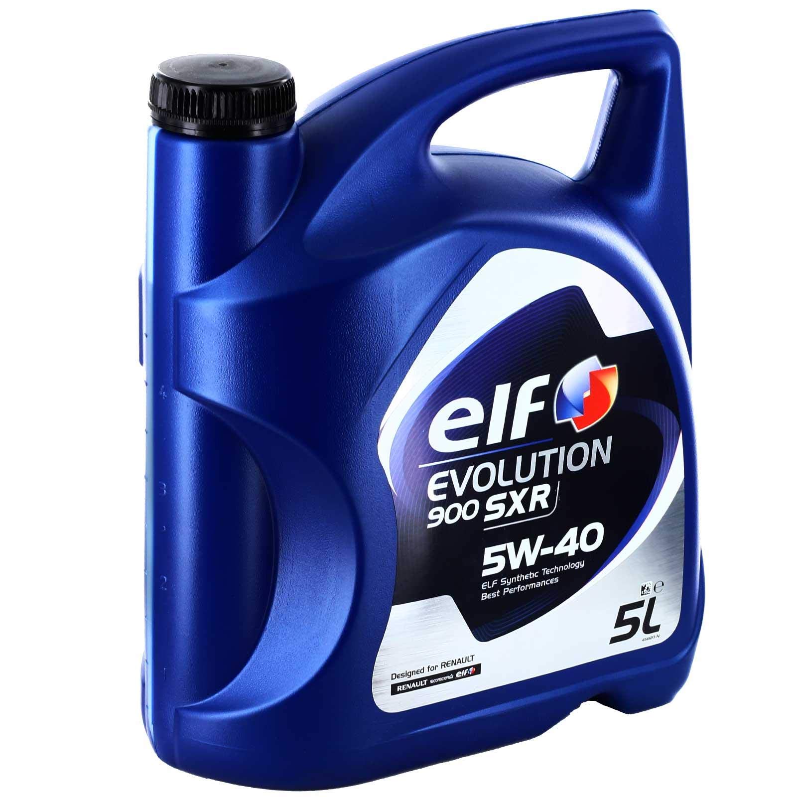 Elf Evolution 900 SXR 5 W-40 Engine Oil, 5 Litre Canister