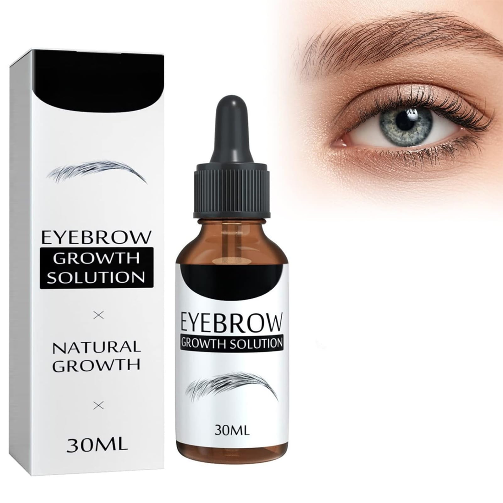 Tkekruh eyebrow growth serum, Natural oil for darkening and thickening eyebrows, Suitable for eyebrows that are too thin, Fast thickening eyebrow growth enhancer