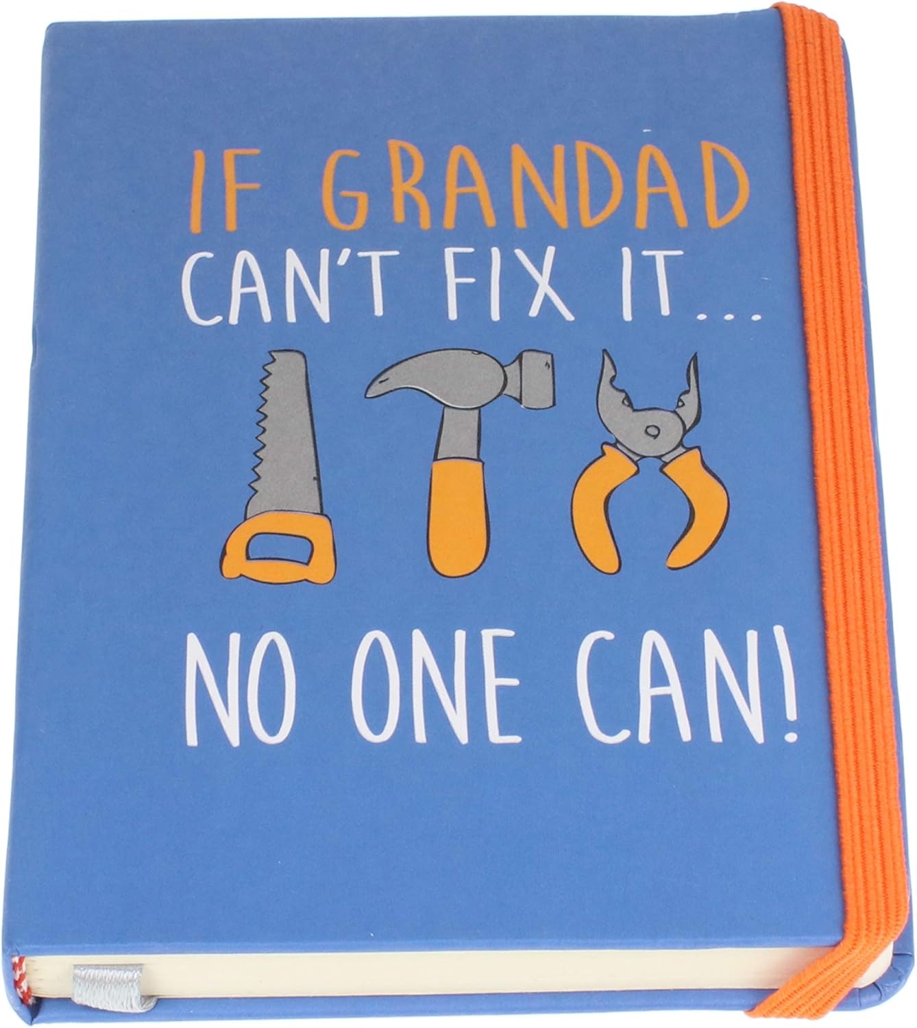 If Grandad Can't Fix It…No One Can! A6 Hardback Ruled Pocket Notebook, Multi - Image 4