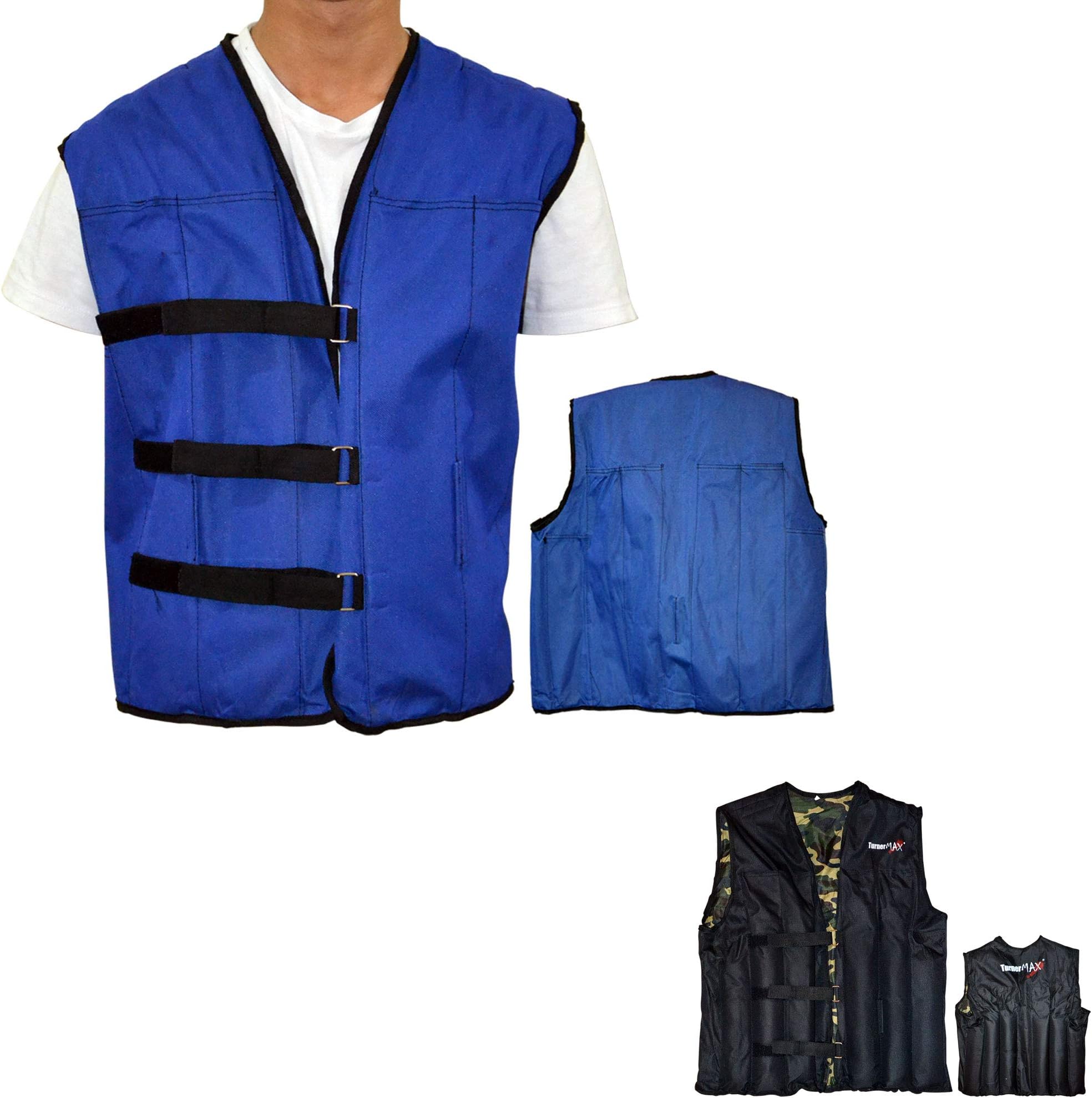 TurnerMAX Weight Vest Adjustable Weighted Vest Gym Training Running Workout