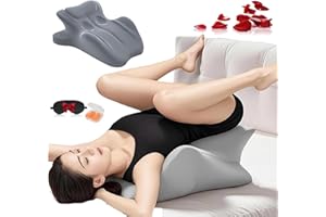 FLAREZE Arcova Sweet Spot Pillow, 27 Degree Couples Pillow Sweet Spot Intimacy Pillows for Adults Cuddling, Fast Rebound for Intimacy Support, for All Postures, Enhanced Comfort, Recovers After Impact (Grey)