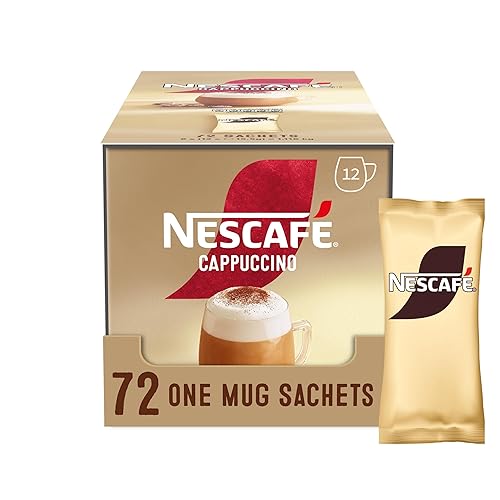 NESCAFÉ Cappuccino Instant Coffee Sachets - 72 x 15.5g