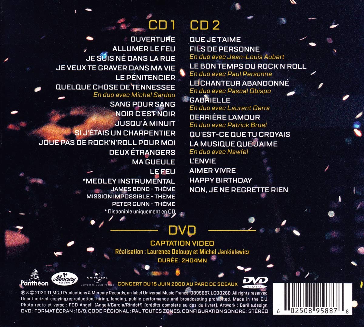 Johnny Hallyday Happy Birthday Johnny 2 Cd Dvd Amazon Com Music