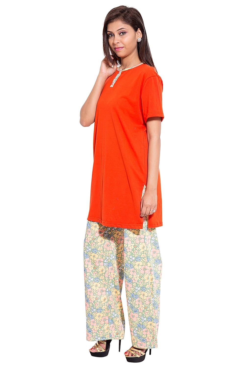 9teenagain women's hosiery night suit set_1ss16-0002/ns1-p