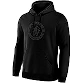 Icon Sports Soccer Blackout Hoodie – Officially Licensed Unisex Adult Long Sleeve Hooded Sweatshirt
