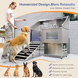 POLIMO Dog Washing Station, LED Professional