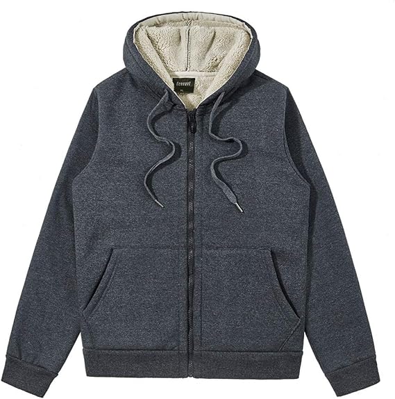 Amazon Ocnoant メンズ フルジップパーカー メンズ フード付きスウェットシャツ Us サイズ X Large カラー グレー トレーナー パーカー 通販