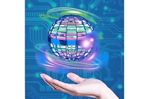 GENERIC Hand Controlled Hover Ball, 2025 Upgraded Flying Orb Toy with LED Lights, Gesture Sensor Drone for Indoor Outdoor Kids Gifts, Safe & Durable,Cool Toys Gift for Kids Boys Girls Age 6+ (Blue)