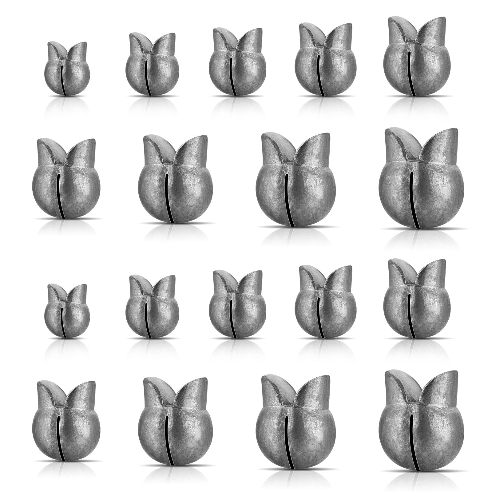 Photo 1 of Gejoy 100 Pcs Fishing Split Shot Sinker Kit Removable Round Fishing Egg Weights Sinkers Tackle Set for Fisherman(Classic Style,Large Size)