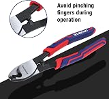 WORKPRO 8 Inch Cable Wire Cutters Cr-V Steel Pliers Anti-Slip Handle view 5