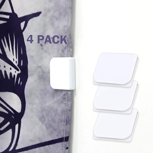 Amazon Com Shower Curtain Clips Wimaha 4 Pack Shower Splash