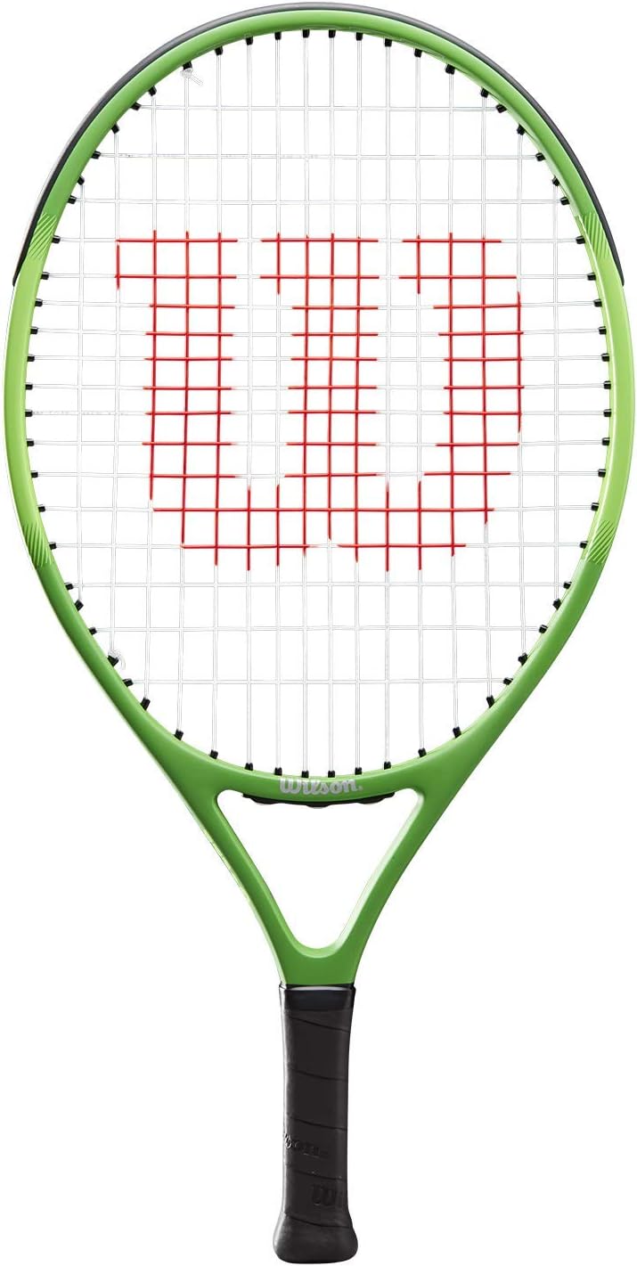 Lime/Black Wilson Tennis Racket WR027110U Blade Feel Junior Players